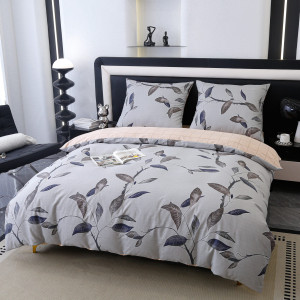Pościel bawełniana premium 160x200 liście