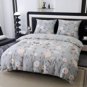 Pościel bawełniana premium 160x200 kwiaty