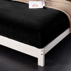 Prześcieradło "MIŚ" z gumką 90x200+28 czarne