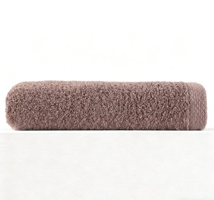 Zestaw ręczników 70x140 + 50x100 brązowy - 100% bawełna, chłonny i szybkoschnący ręcznik kąpielowy