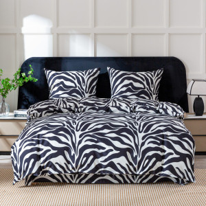 Pościel 200x200 + 2 poszewki 70x80 Komplet pościeli ZEBRA