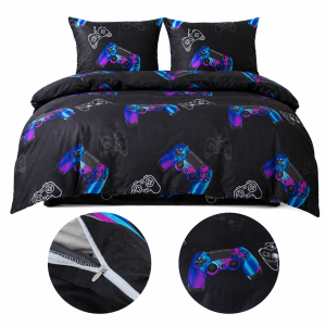 Pościel 220x200 z 2 Poszewkami 70X80 Komplet The Game dla gracza