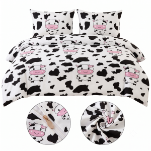 Komplet Pościeli Dwuosobowej Happy Cow 200x200 + 2x poszewki 70x80 cm