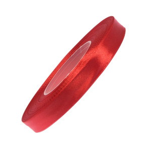 Tasiemka satynowa 12mm długość 32mb - czerwona
