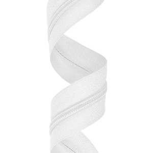 Taśma suwakowa - biała 3cm