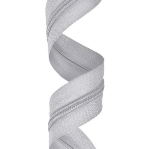 Taśma suwakowa - jasno szara 3cm