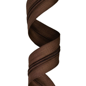 Taśma suwakowa - brąz 3cm