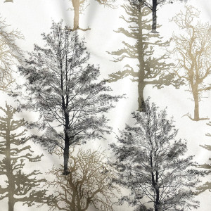 Tkanina bawełniana - las beżowy