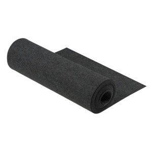 Filc miękki atest pzh 100% pes – grubość 3 mm, 400 g/m² - czarny
