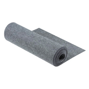 Filc miękki atest pzh 100% pes – grubość 3 mm, 400 g/m² - szary