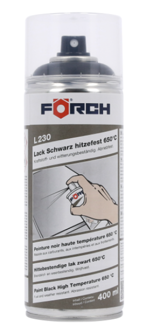 Lack silber hitzebeständig