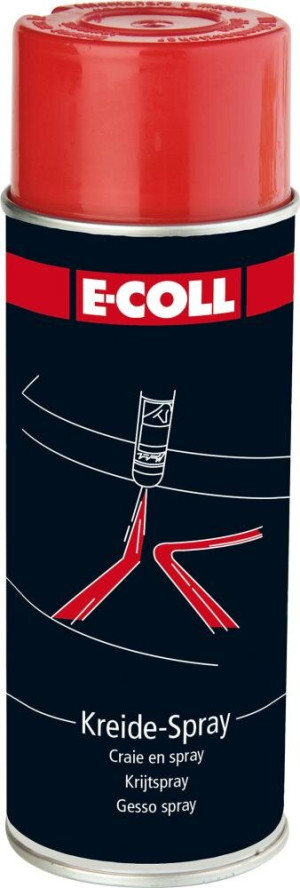 Kreidespray 400ml rot E-COLL