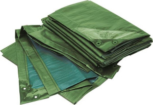 Rainexo Abdeckplane 150g grau blau 8x12m