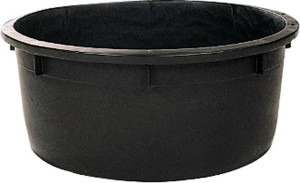 S+W Spezialkübel rund 230L schwarz