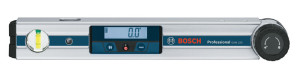 Bosch Winkelmesser GAM 220, präzise Messung, mechan. Feststellschraube, inkl. 4x AA Batterien