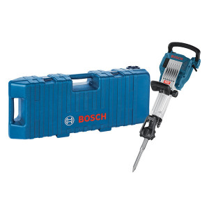 Bosch Abbruchhammer GSH 16-28 in Trolley, 41J, Vibration Control, Zusatzgriff, Spitzmeißel, Staubabsaugung-Kompatibel