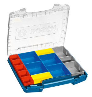 Bosch Koffersystem i-BOXX 53 set 12 – inkl. 12 farbige Boxen, transparenter Deckel, kompatibel mit LS-BOXX