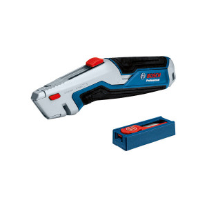 Bosch Messer Messer- und Klingen-Set, inkl. 13 Profi-Ersatzklingen, alu. Gehäuse, werkzeugloser Klingenwechsel