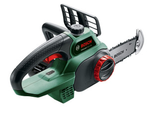 Bosch Akku-Kettensäge UniversalChain 18, SDS-Spannung, Kettenschutz, Kettenschmierung, inkl. Akku & Öl