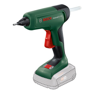 Bosch Akku-Heißklebepistole AdvancedGlue 18V, 2 Temp., 90s Start, 4 Klebesticks, Power for All-System