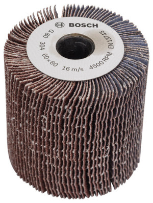 Bosch Fächerschleifer, 60 mm, K 80 – hohe Abtragsleistung, für große Flächen, inkl. Karton