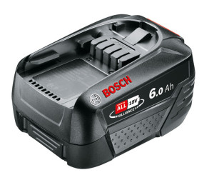 Bosch Akkupack PBA 18V 6.0Ah W-C – lange Laufzeit, 18V POWER FOR ALL, 1x Akku im Karton