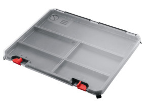 Bosch SystemBox Deckelbox, erweiterbar, universell für Zubehör & Arbeitsmaterial, sortierte Aufbewahrung