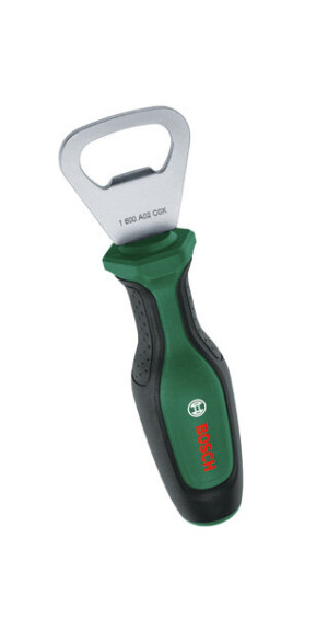 Bosch Handwerkzeuge Flaschenöffner, Softgrip, ergonomisch, langlebige Metalllippe, Zweikomponentengriff