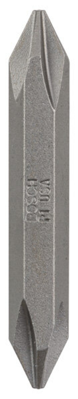 Bosch Doppelklingenbit PH1, 45 mm, S2-Stahl, Torsionszone für Drehmomentspitzen, doppelte Bit-Ausführung