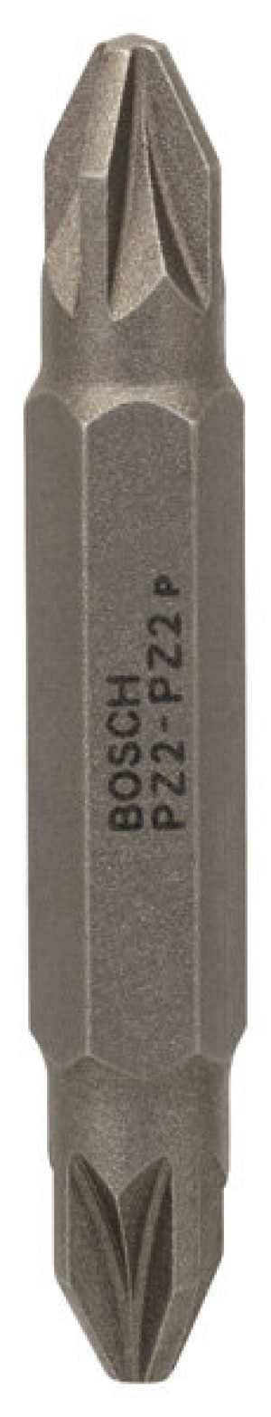 Bosch Doppelklingenbit PZ2, 45 mm, S2-Stahl, hohe Härte & Torsionszone, doppelte Klingen