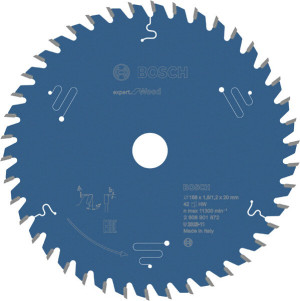 Bosch Expert for Wood 168x20x1,8/1,2 mm T42 - MicroteQ Carbide, ATB-Zähne, sauber & effizient
