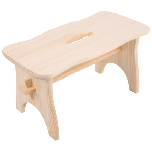 Taboret drewniany ryczka 38x19x21 cm