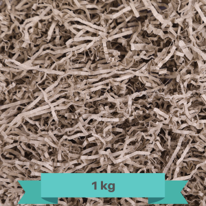 Wypełniacz do paczek, papier cięty, 1kg, naturalny