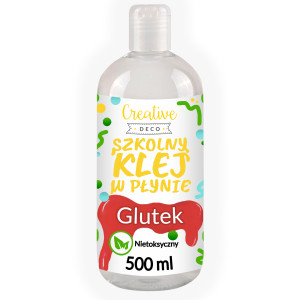 Klej w płynie przezroczysty do slime szkolny 500ml