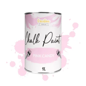 Farba kredowa różowa do mebli drewna 1000 ml, Pink Candy
