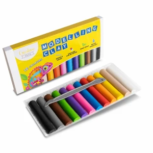 Plastelina dla dzieci, szpatułka w zestawie, 12 kolorów