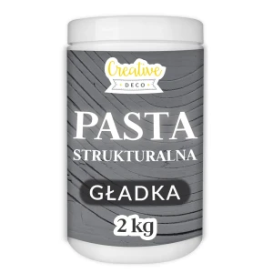 Pasta strukturalna gładka, 2 kg, kolor ciemny szary