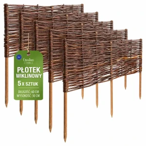 Płotek wiklinowy 60 x 30 cm – zestaw 5 szt.