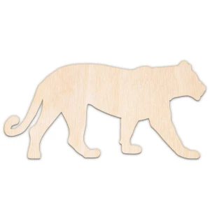Gepard, kształt wycinany laserowo, sklejka, MDF, różne rozmiary