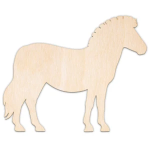 Zebra, kształt wycinany laserowo, sklejka, MDF, różne rozmiary