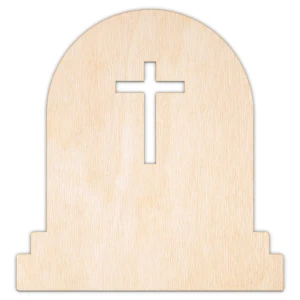 Grób, kształt wycinany laserowo, sklejka, MDF, różne rozmiary