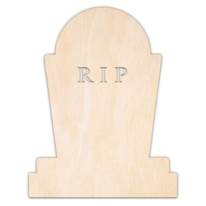 Grób Rip, kształt wycinany laserowo, sklejka, MDF, różne rozmiary