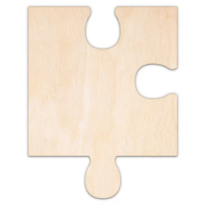 Puzzel 1, kształt wycinany laserowo, sklejka, MDF, różne rozmiary