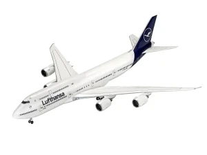 Revell Boeing 747-8 Lufthansa "New Livery", Lentokone, 13 vuosi/vuosia, Sininen, Valkoinen, Pienoismallilentokone, Ei alle 36-kuukauden ikäisille l...