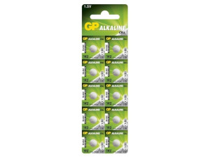 GP-nappiparisto LR 41 1,5 V, 10 kpl, alkali-mangaani GP192ASTD533C10