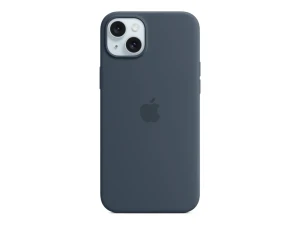 Apple - Matkapuhelimen takakuori - MagSafe-yhteensopivuus - silikoni - myrskynsininen - iPhone 15 Plus -puhelimelle