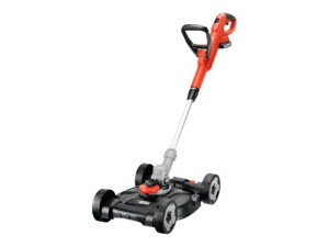 Black & Decker STC1820CM-QW, 2 yhdessä raivaussaha ja siimatrimmeri, Terä ja nailonsiima, D-lenkkinen kahva, 1,6 mm, 9 m, 7400 RPM