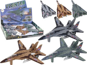 LeanToys sotilaslentokone Powered Moro Fighter valot äänet Mix