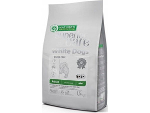 Nature's Protection Superior Care White Dog Grain Free with Insect Protein Adult Small Breed 1,5kg, Viljaton ja hyönteisproteiinilla varustettu val...