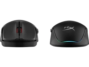 HyperX Pulsefire Fuse -langaton pelihiiri (musta), Molempikätinen, Optinen, RF Wireless + Bluetooth, 12000 DPI, musta